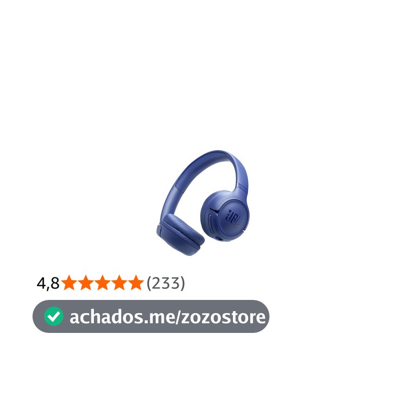 JBL, Fone de Ouvido Bluetooth Over-Ear, Tune 530BT, Sem Fio, Até 76 Horas de Bateria - Azul