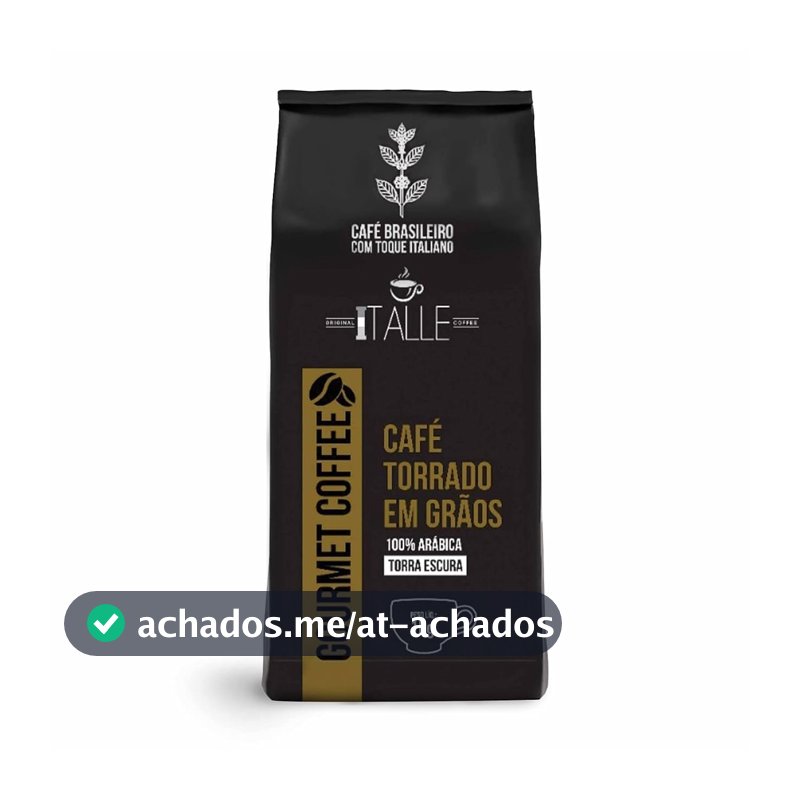 Café Torrado Arábica Em Grãos Café Italle 1kg Gourmet