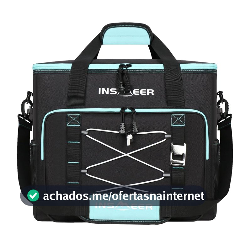 INSMEER 55/48 Litros Bolsa Termica Isotérmico Grande Caixa Térmica Cooler Sacola Para acampamento Visite a loja