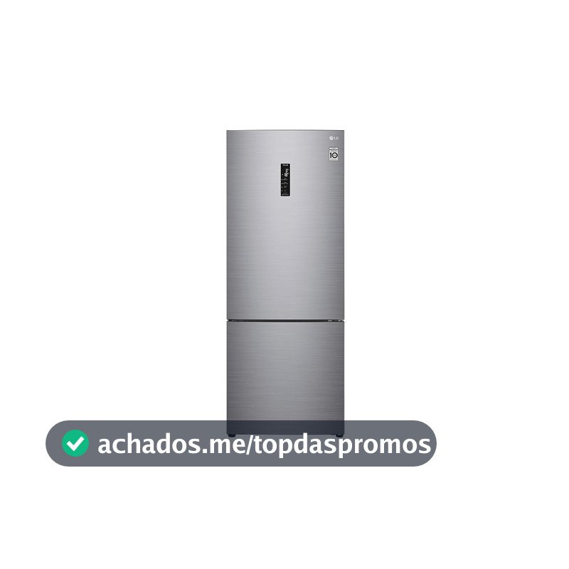 Refrigerador LG Bottom Freezer Inverse 451L Platinum 110V GC-B569NLLM