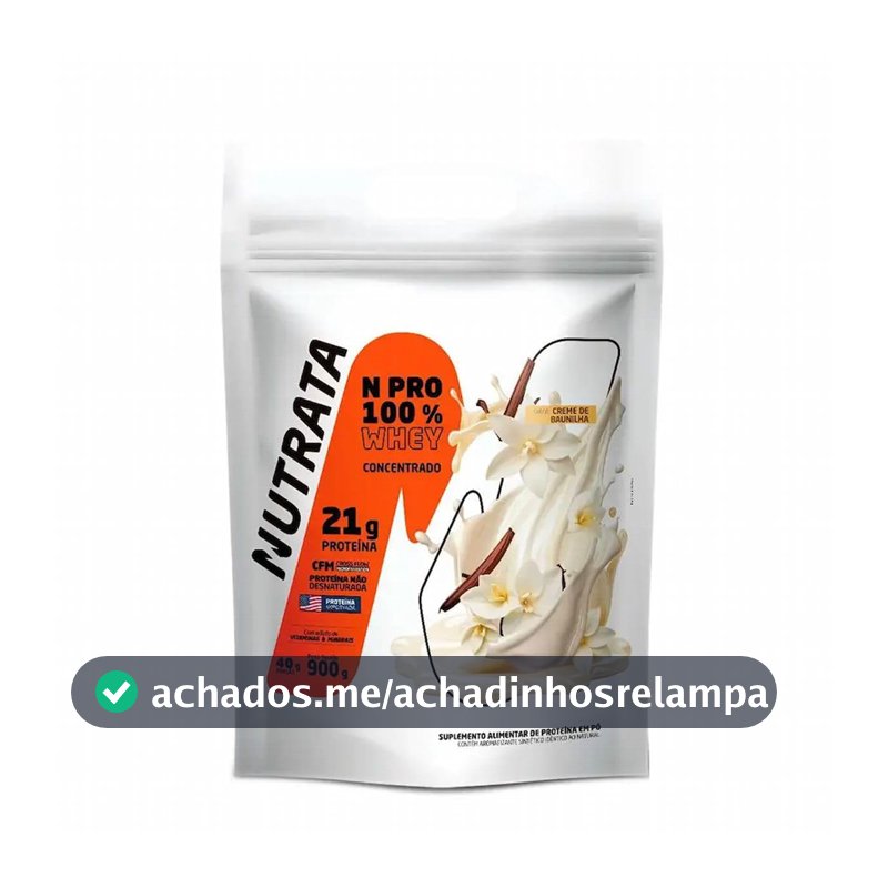 Whey Protein Npro - 900g Refil Baunilha - Nutrata