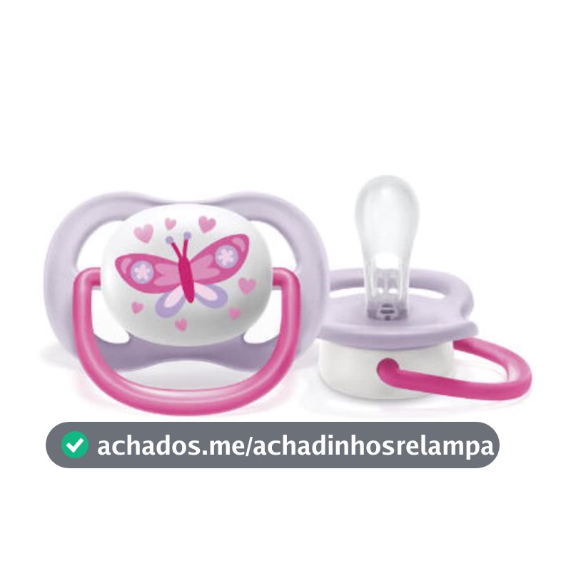 Chupeta Ultra Air 0-6M Philips Avent Borboleta 081/02