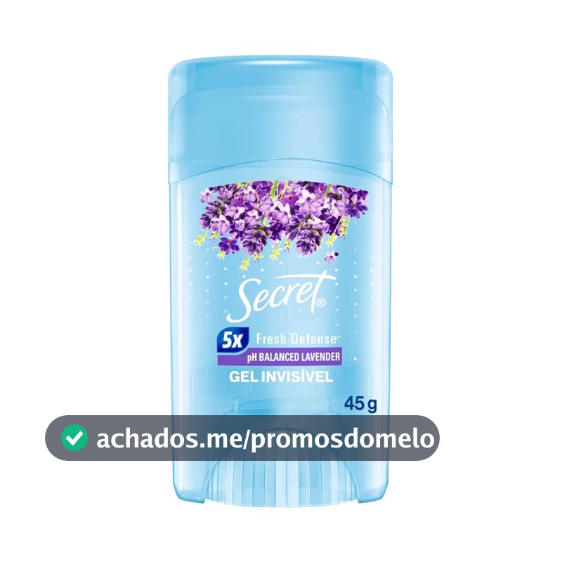 Secret Desodorante Antitranspirante em Gel Lavanda 45 g
