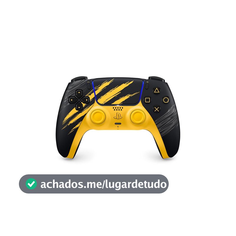 Controle sem fio DualSense® – Edição Limitada Amarelo Marvel's Wolverine