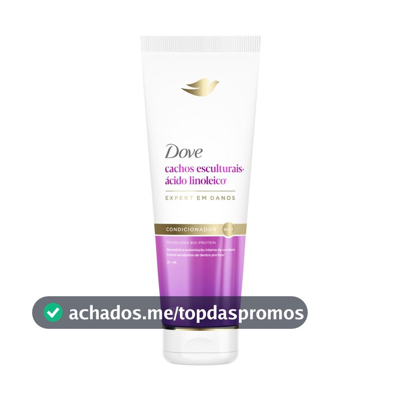 Dove Condicionador Restaurador Cachos Esculturais + Ácido Linoleico 250ml