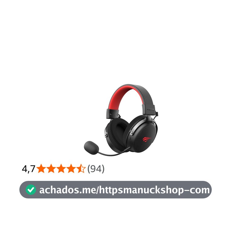 Fone Gamer Havit H2015pro, Sem Fio, 5 Modos - Multiplataform Preto (PRETO)