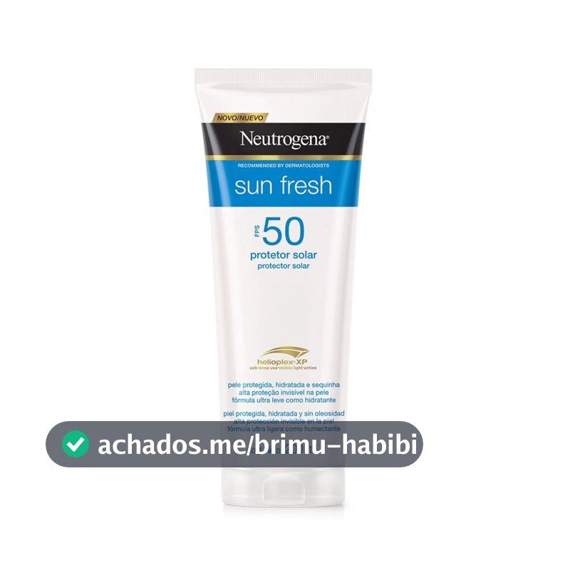 Protetor Solar Corporal em Loção Neutrogena Sun Fresh, FPS 50, 200ml