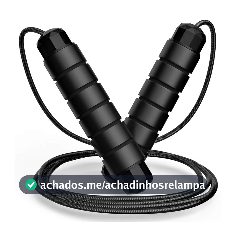 Corda de pular sem emaranhados, cabo de corda de salto rápido com rolamentos de esferas para mulheres, homens e crianças, corda de salto de aço ajustável com alças de espuma para fitness, exercícios em casa e corpo fino