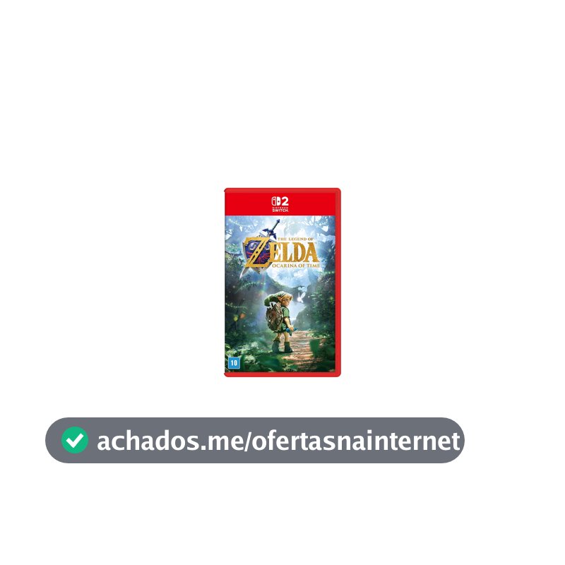 The Legend of Zelda: Ocarina of Time – Nintendo Switch 2 (Capa Padrão)