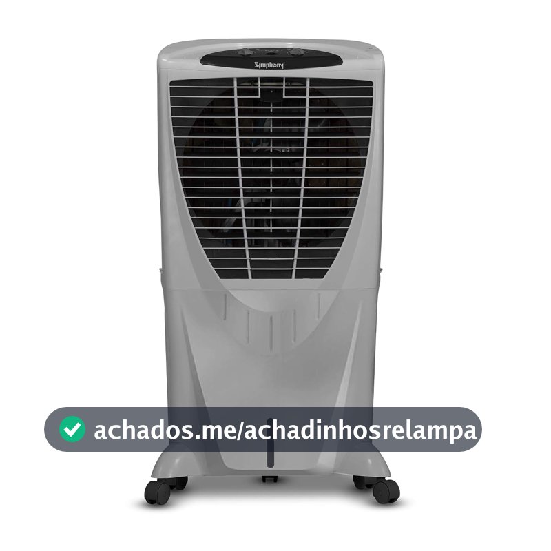 Symphony Winter 80XL Evaporative Air Cooler For Home, Outdoor, 127 Volts (80L, Grey)