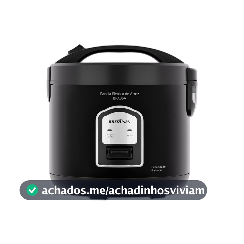 Panela de Arroz Britânia BPA06A 6 Xícaras 400W 127V