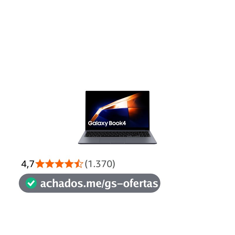 Samsung Galaxy Book4 Intel® Core™ i5-1335U, Windows 11 Home, 8GB, 512GB SSD, Iris Xe, 15.6'' Full HD LED, 1.55kg.