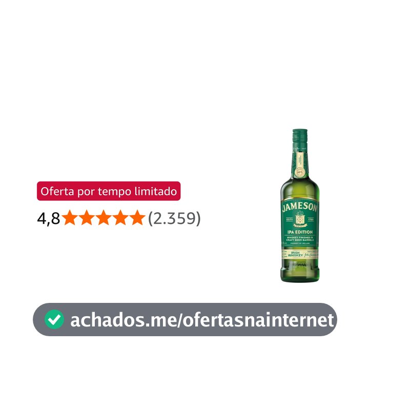 Whiskey Jameson Caskmates IPA Irlandês - 750 ml