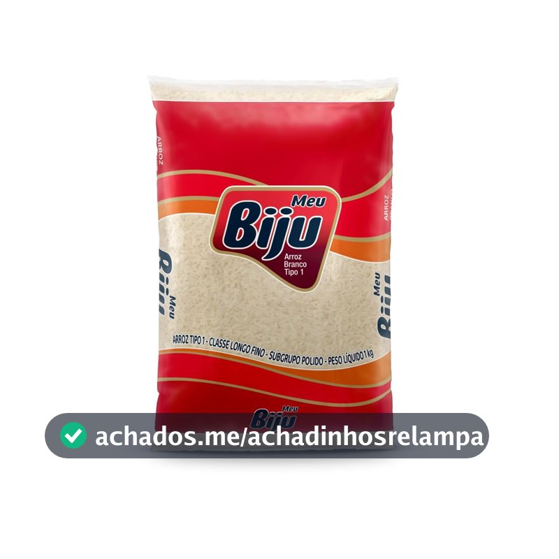 Arroz Branco Meu Biju - 1kg