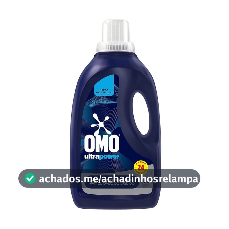 OMO Lava-Roupas Líquido Ultra Power Frasco 1,8L