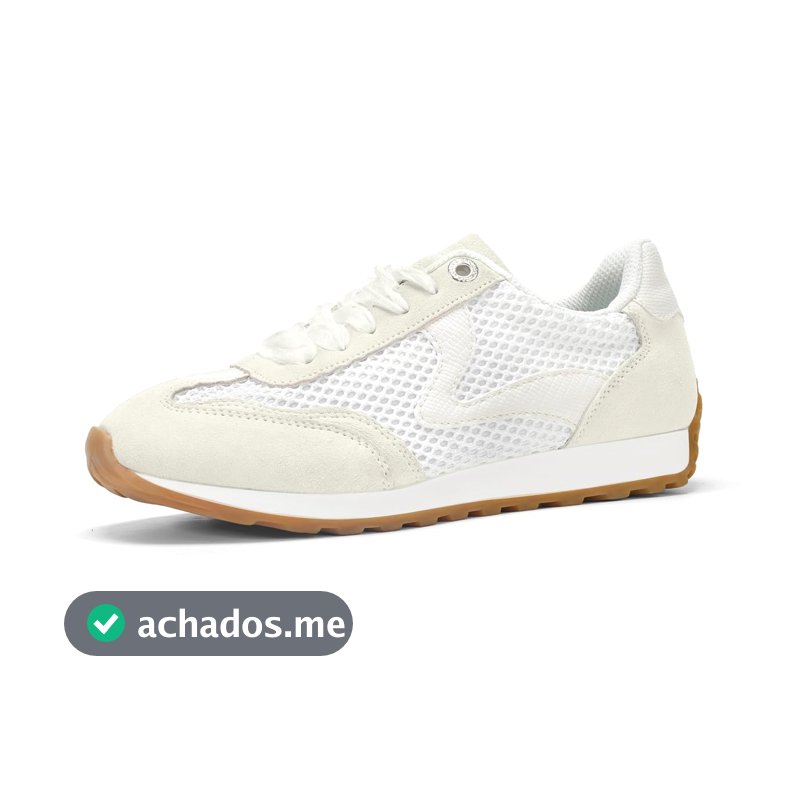 LUCKY STEP Tênis Feminino Retrô Neutro Fashion - Tênis Casual para Corrida e Caminhada