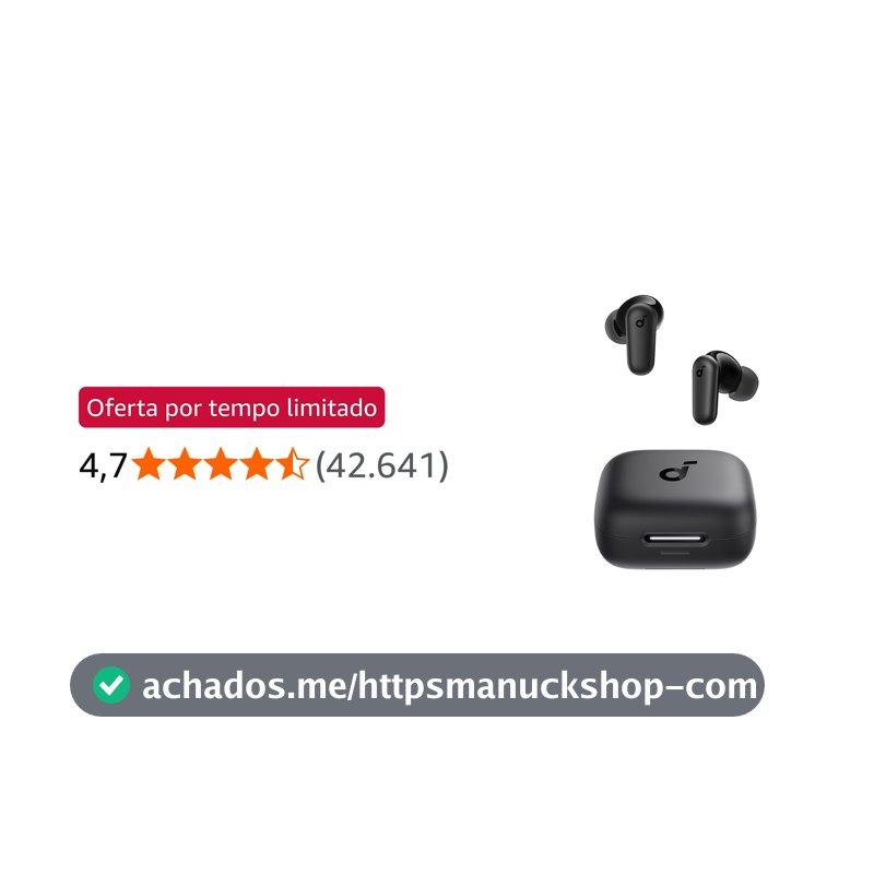 soundcore P30i da Anker, ANC Fone de Ouvido Bluetooth 5.4 Sem Fio, TWS