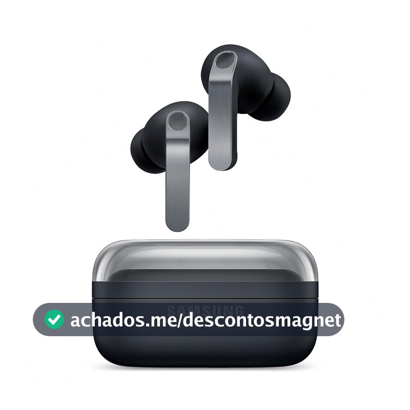 Samsung Galaxy Buds4 Pro, Fone de Ouvido sem Fio, Áudio Hi-Fi, Auto-falante Aprimorado (Preto)