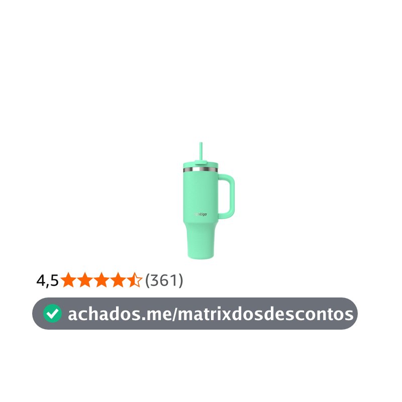 Contigo Copo Térmico Streeterville, com Canudo 1,18L - Verde
