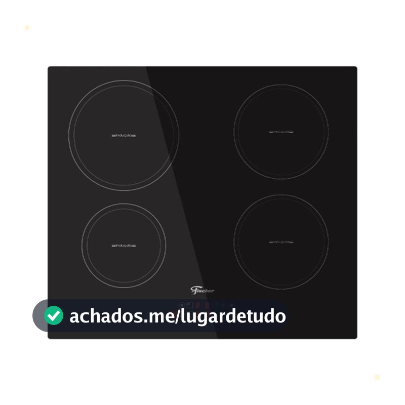 Cooktop de Indução 4 Bocas Mesa Vitrocerâmica Touch 220V