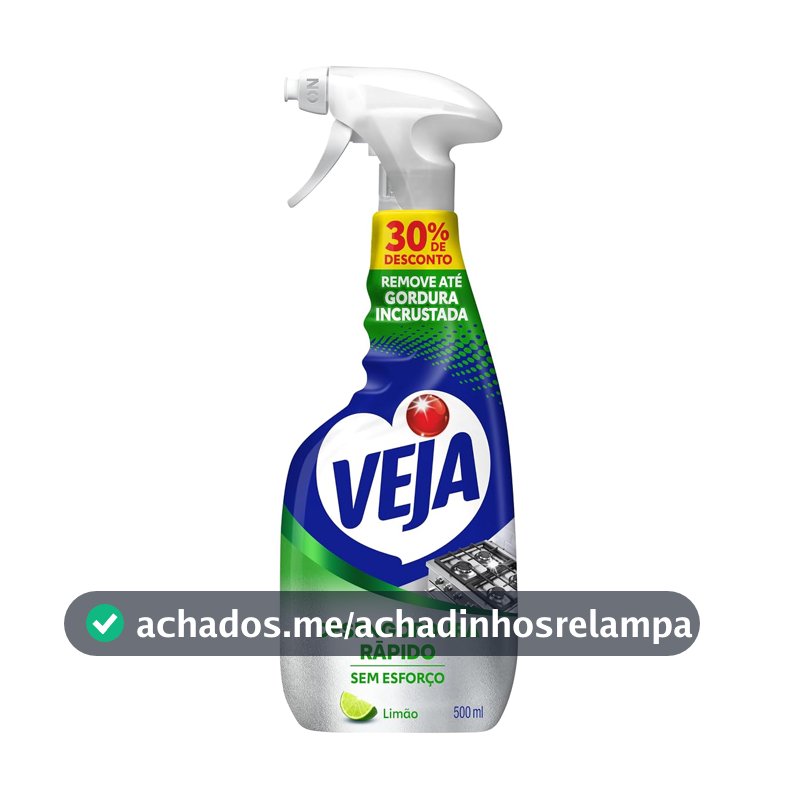 Veja Desengordura Rápido Limpador Spray Limão 500ml
