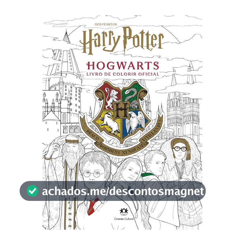 Harry Potter Casas de Hogwart: Livro de Colorir Oficial