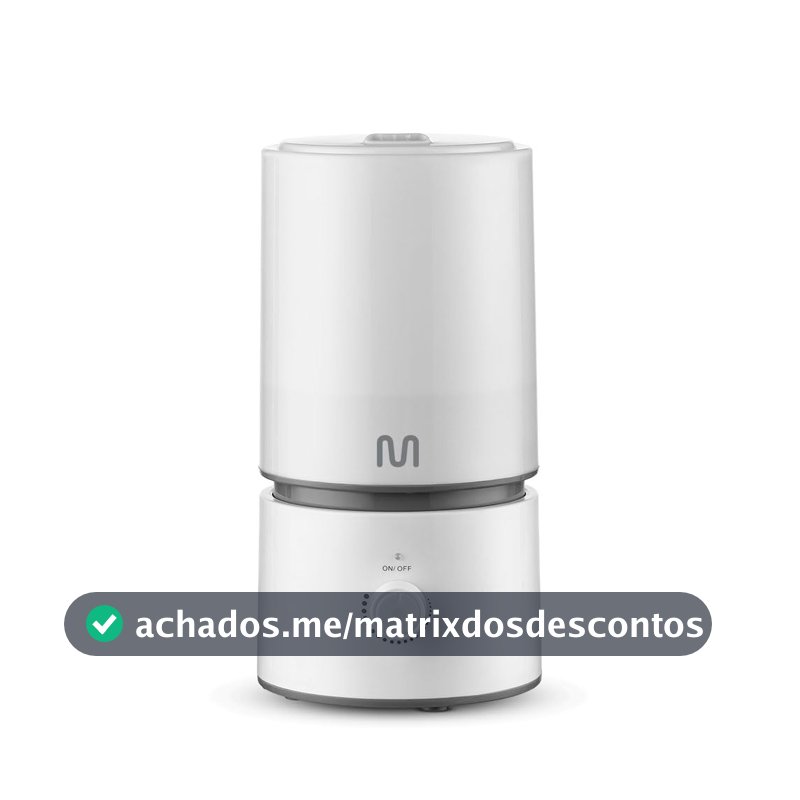 Umidificador Ultrassônico Easy Air 1.8L Branco Multi Saúde - HC290