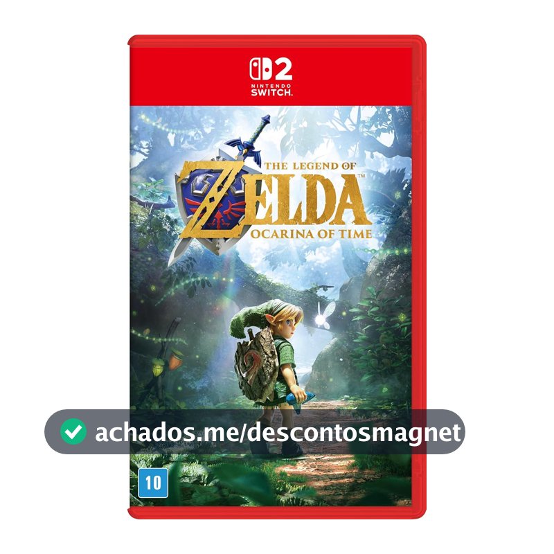 The Legend of Zelda: Ocarina of Time – Nintendo Switch 2 (Capa Padrão)