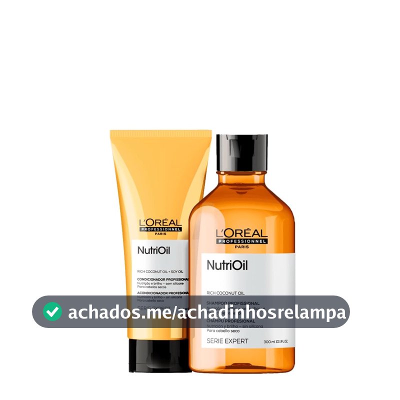 Kit L'Oréal Professionnel Serie Expert NutriOil Cabelos Ressecados (2 Produtos)