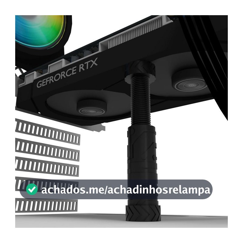 ARTBOX3D Suporte Vertical De Placa De Video 8cm-12cm Diversas Cores (Preto)
