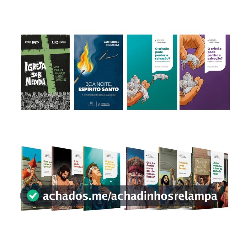 Kit Igreja sob medida + Boa noite, Espírito + O cristão pode + 2 livros
