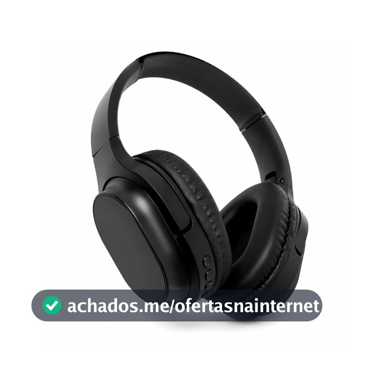Fone De Ouvido Bluetooth 5.3 Headphone Sem Fio Fone Corrida Academia Com Cancelamento de Ruído On-ear Dobrável Qualidade PREMIUM Appari (Preto)
