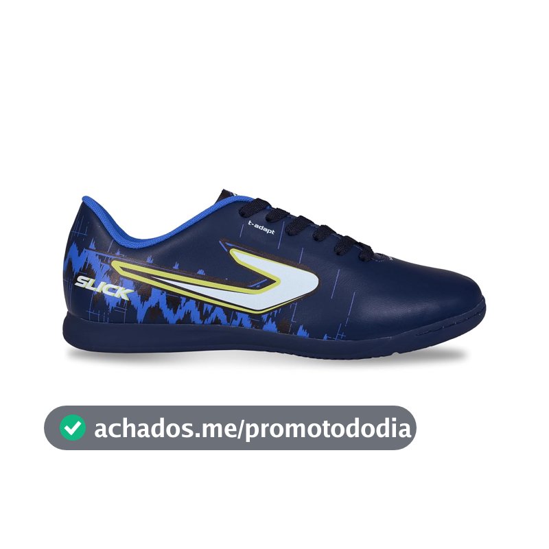 Chuteira Topper Slick VII Futsal Preto/Laranja/Branco,37