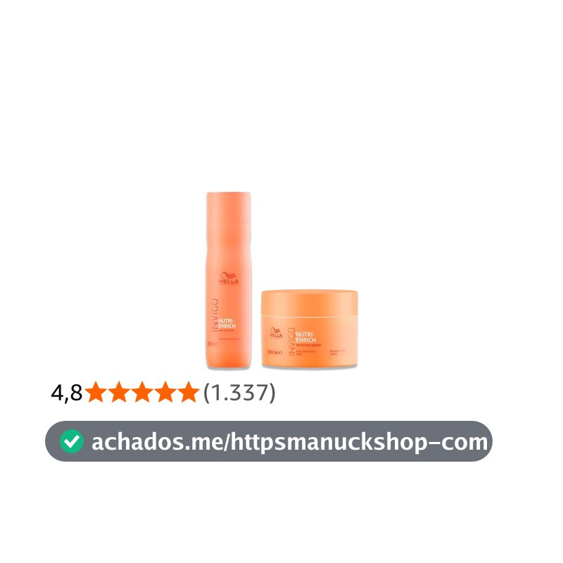 Kit Wella Professionals Invigo Nutri-Enrich (Shampoo e Máscara)