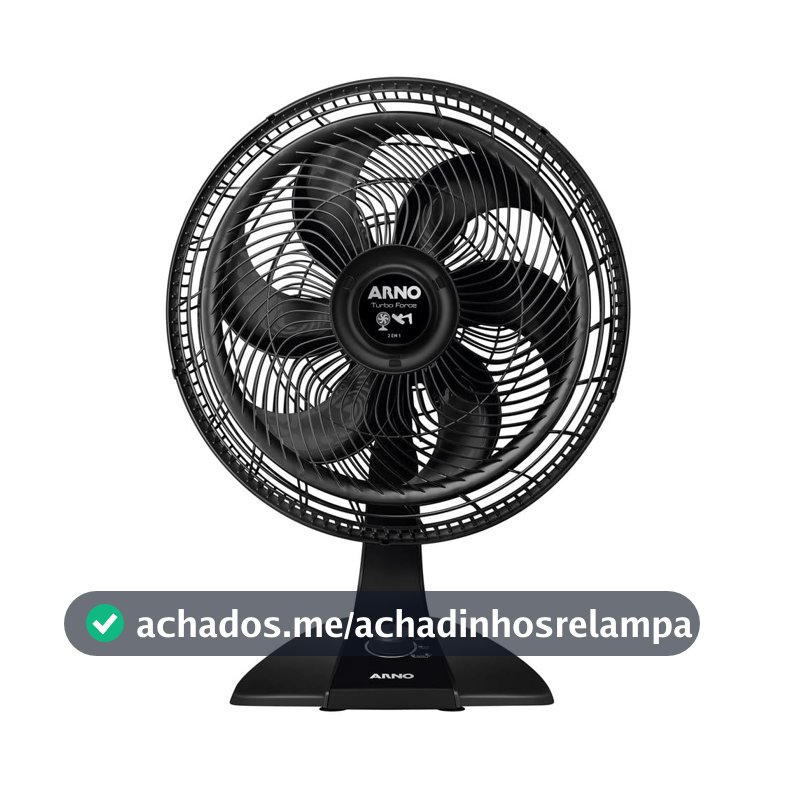 Ventilador 2 em 1, Mesa ou Parede, Arno, Turbo Force, 40cm, VF42, 127V