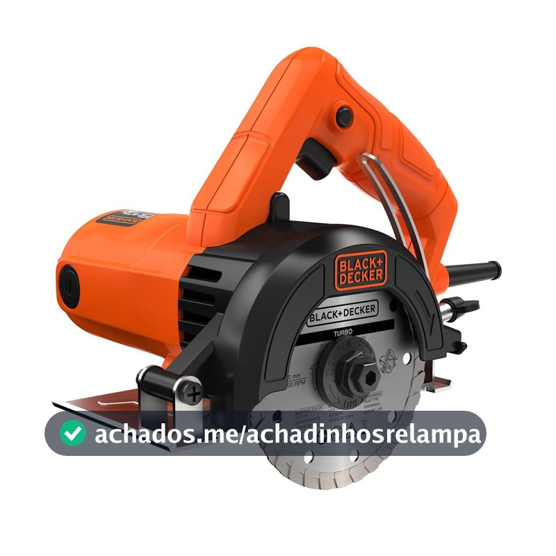 STANLEY Serra Mármore 4-3/8" (110mm) 1200W, BES41200A, com 1 Disco, 14000RPM, 220V