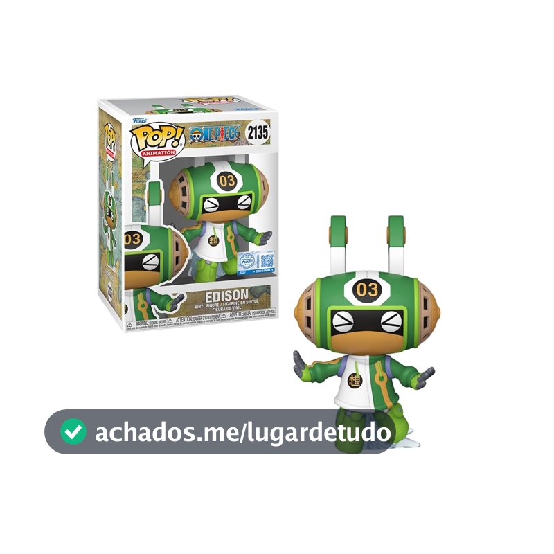 Candide, Boneco, Funko POP! Edison, One Piece - 11 cm - EXCLUSIVO AMAZON