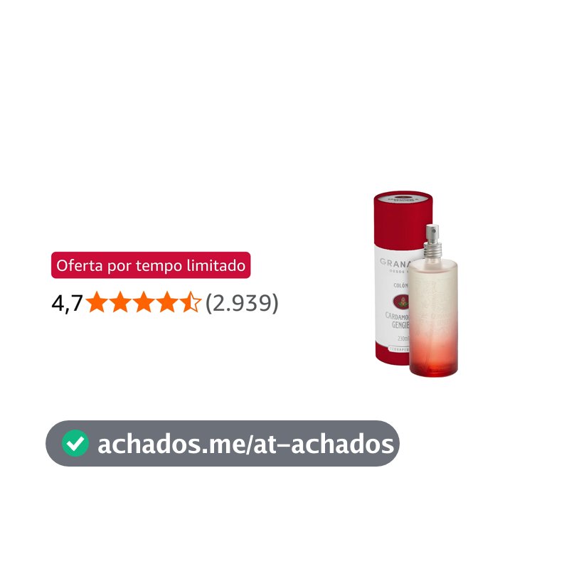 Granado Colônia Terrapeutics, Cardamomo E Gengibre, 230ml