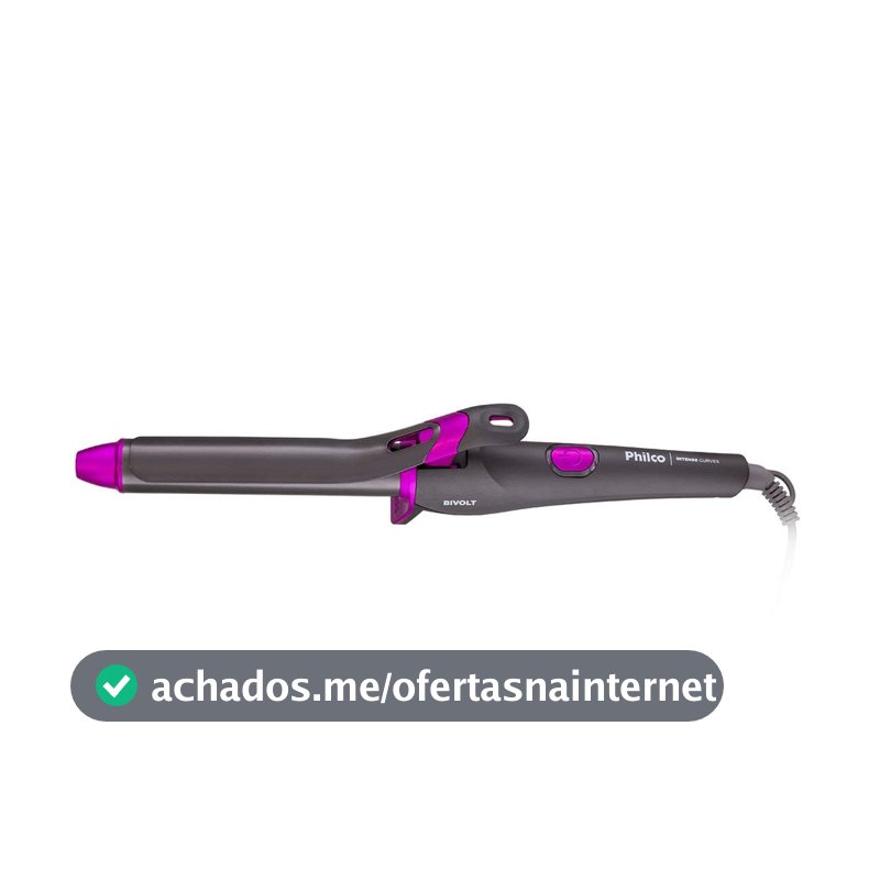 Cacheador Phico Cachos de 25mm. Revestimento em cerâmica, PEC15 Intense Curves Bivolt