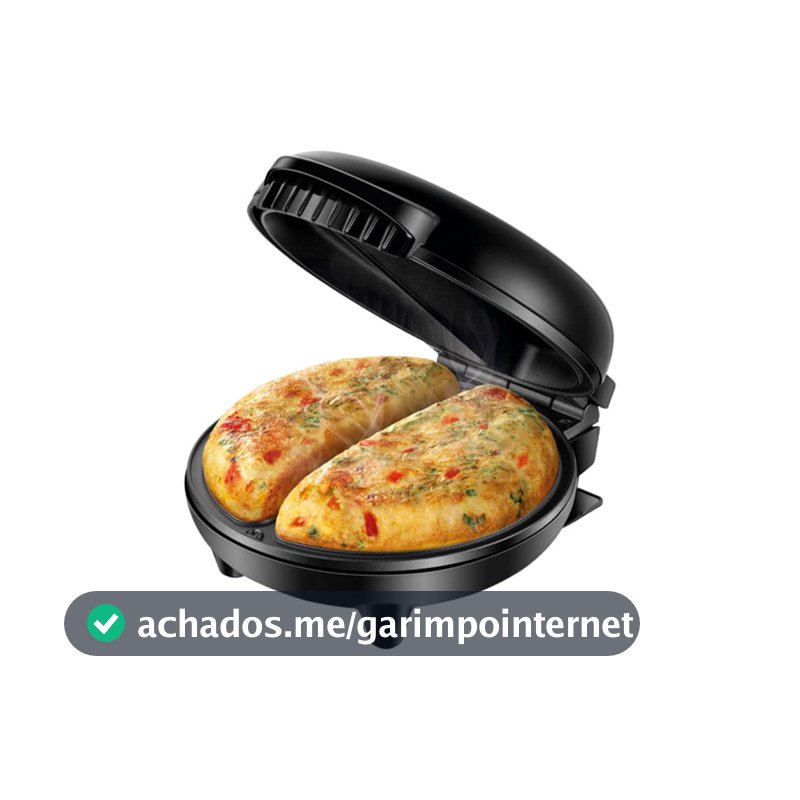 MONDIAL Omeleteira Easy Omelet, Preto, 800W, 110V - OM-02