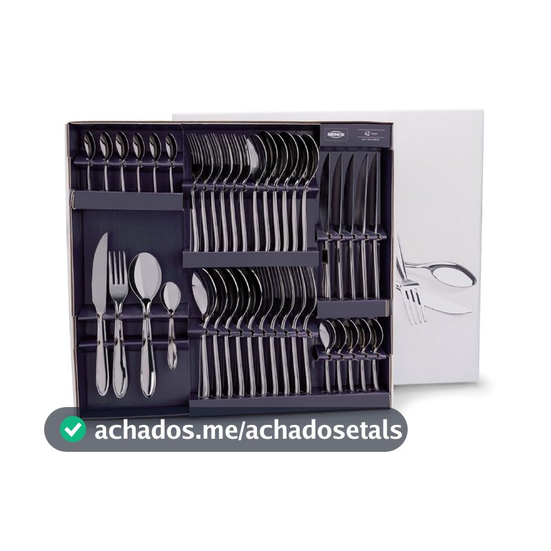 Brinox - Faqueiro Lyon 42 Peças Lyon - Aço Inox