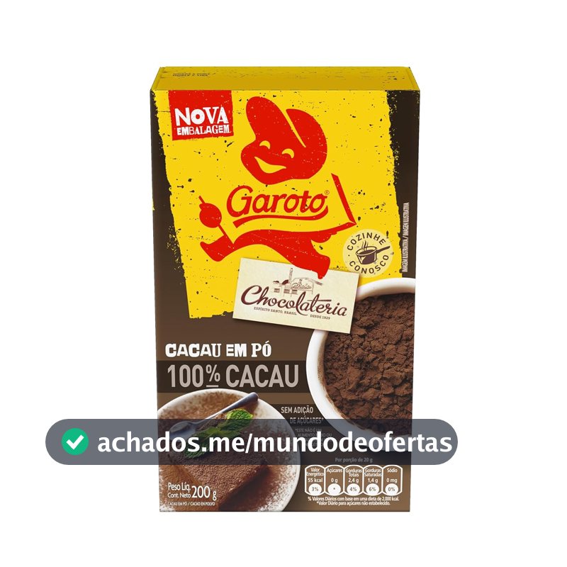 Garoto Cacau Em Pó 200G