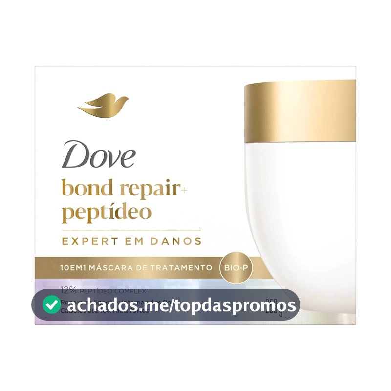 Dove Máscara Capilar 10 em 1 Bond Repair + Peptídeo 250g