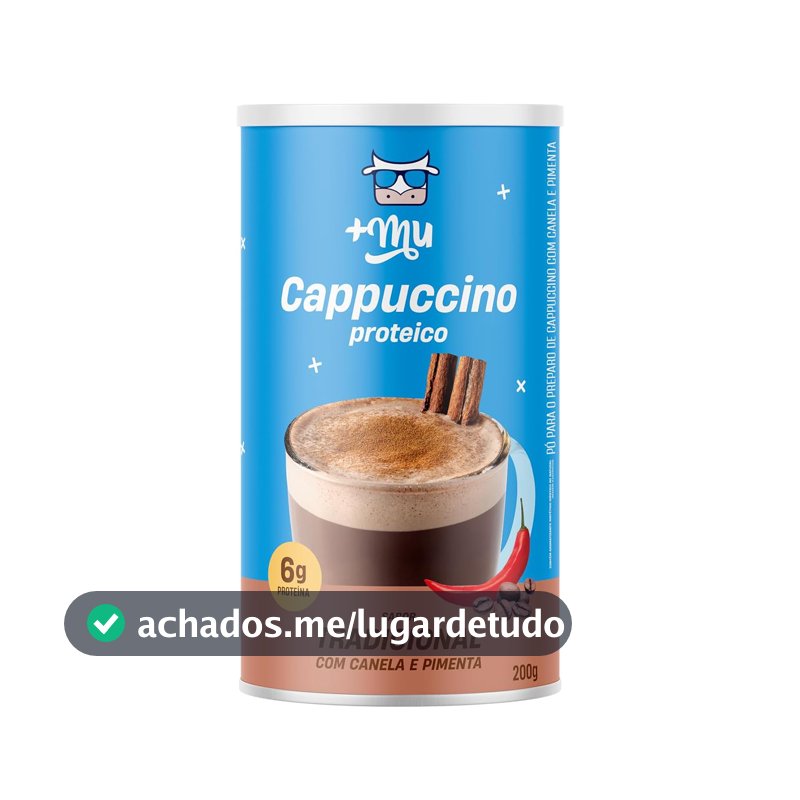 Cappuccino com Whey Mais Mu, 200g