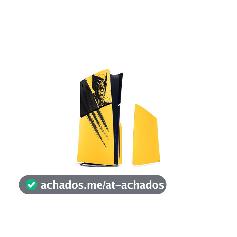 Tampas do console PlayStation®5 – Marvel's Wolverine Edição Limitada Amarelo