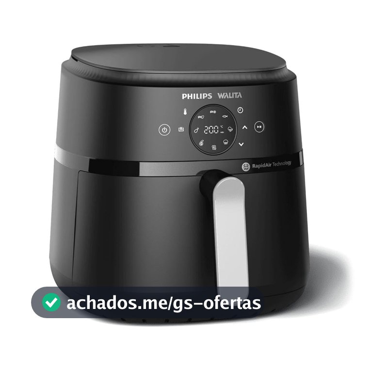 Fritadeira Air Fryer Digital Philips Walita 6,2L 110V NA239