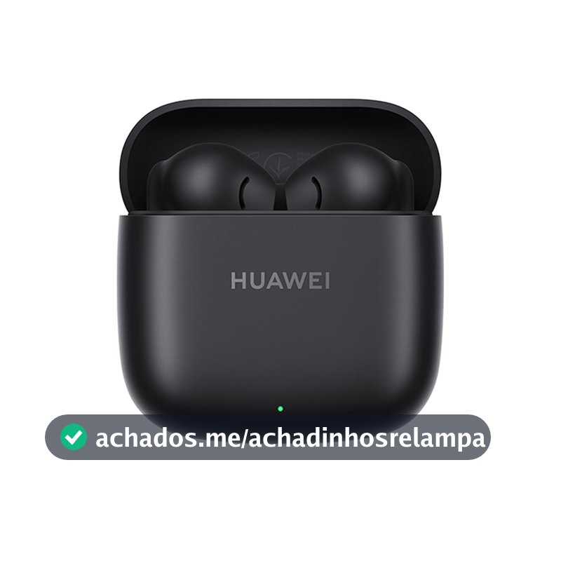 Fone de Ouvido Sem Fio, HUAWEI FreeBuds SE 2, Até 40 Horas de Bateria, Compacto e Confortável, Até 3 Horas de Música com Uma Carga de 10 Minutos, Preto