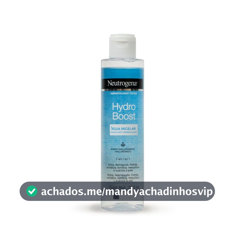 Água Micelar Demaquilante 7 em 1 Neutrogena Hydro Boost, 200ml