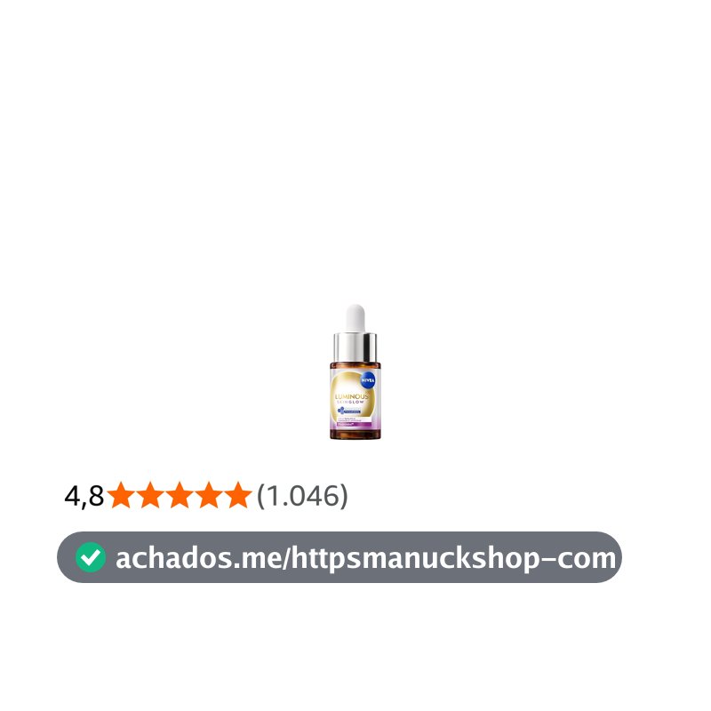 NIVEA LUMINOUS630® Skin Glow Sérum 15ml, Pele Uniforme, Glow Instantâneo, Reduz Manchas e Poros, Hidrata, Cuidado Facial Diário
