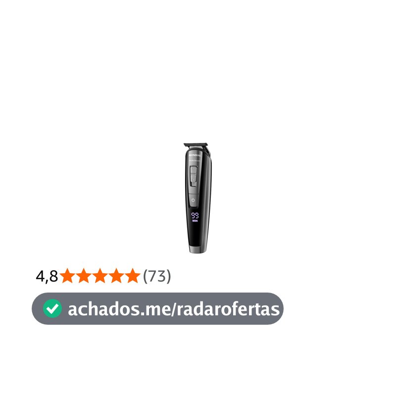 MONDIAL Aparador de Pelos PraticGroom, Preto, Bivolt - BG-09